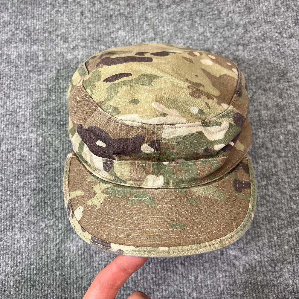 SEKRI OCP Patrol Cap Fitted Mens 7 1/4 Green Camo Army Outdoor Twill